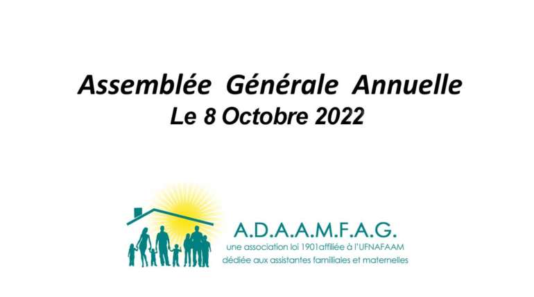 Assemblée Générale Annuelle 2022